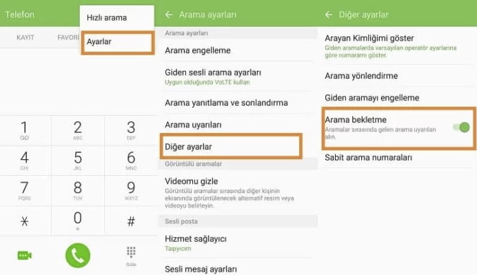 Telefonla Konuşurken Gelen Aramayı Görme Samsung